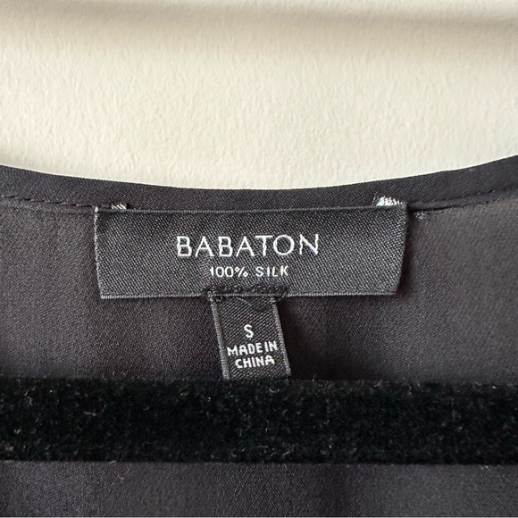 Babaton-100% Silk Cut Out Top Midi Dress (Size:Small) - Picture 9 of 9